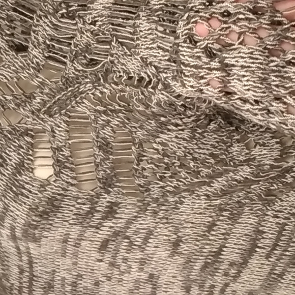 Pink Rose Brand, Light Knitted Sweater with Peekaboo Sides and Sleeves - Picture 4 of 4